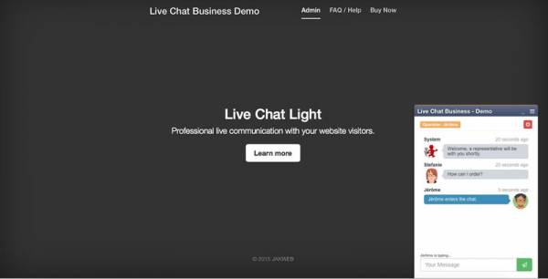 Live Chat Business